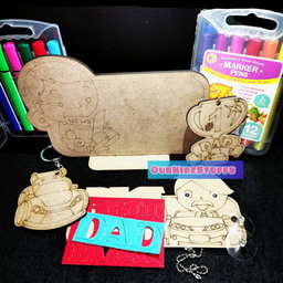 DIY Felt Craft Father's Day Car Display Board Kit