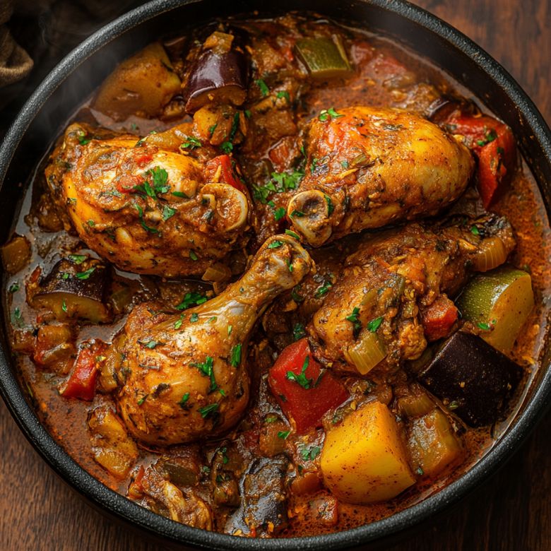 Poulet kedjenou - BAR RESTAU CHEZ DAGAN