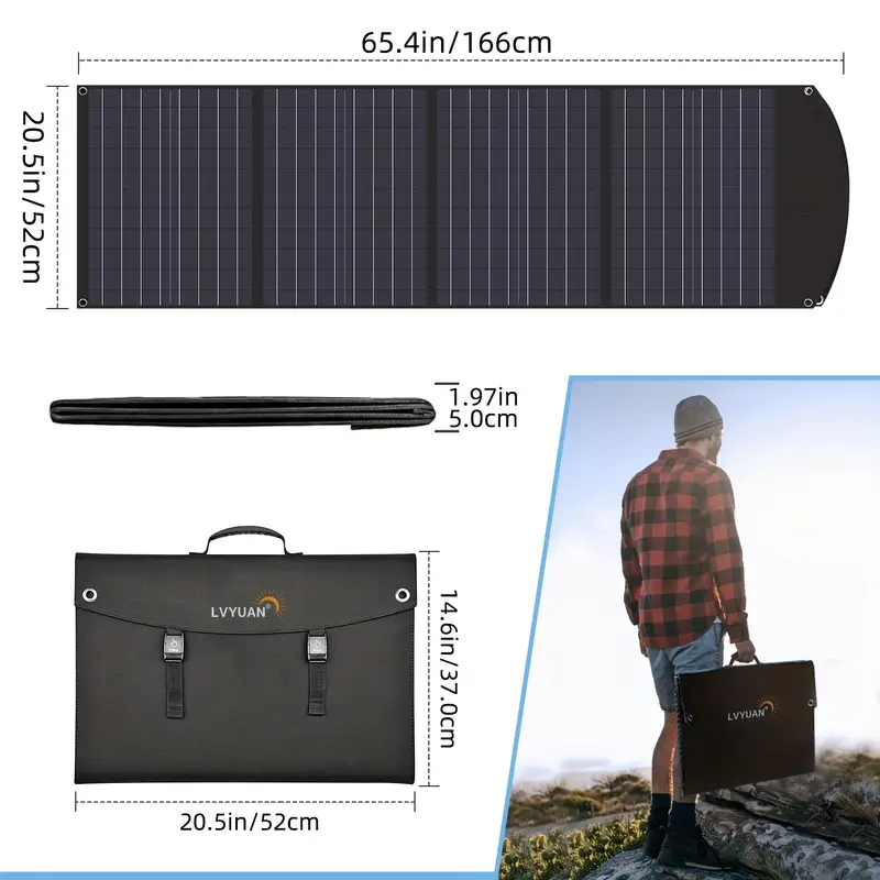 120W Lvyuan Foldable Solar Panel_2