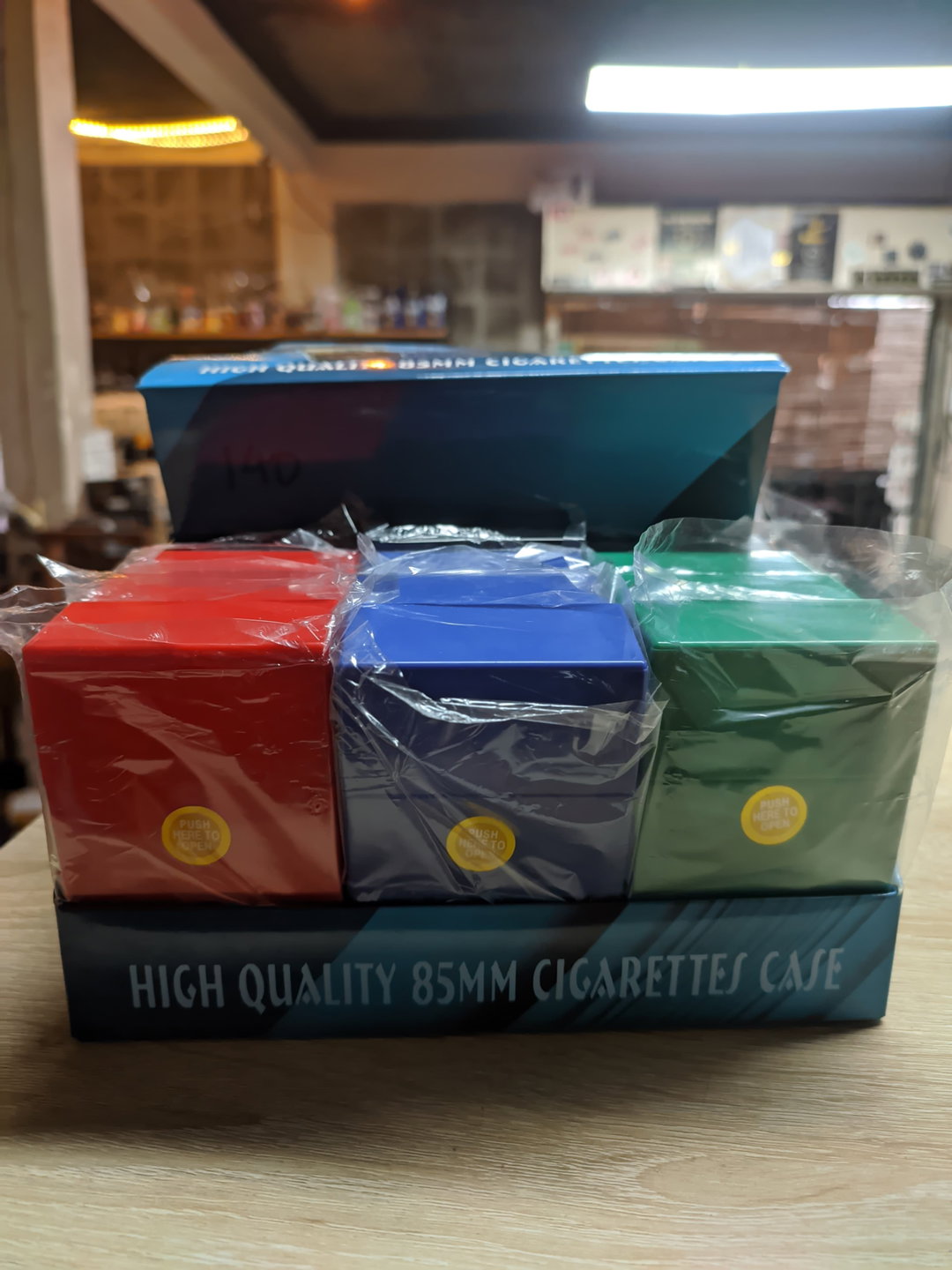 Kotak rokok akrilik polos isi (24batang) per 1pc (65gram)