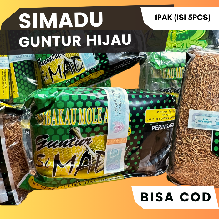 SIMADU GUNTUR HIJAU MENTOL 1PAK (5PCS)_0