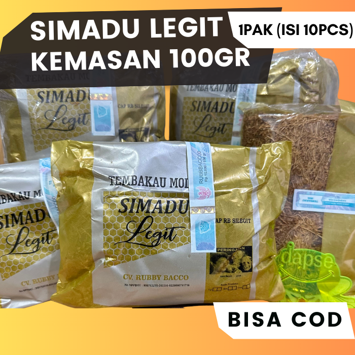 SIMADU LEGIT (40gr, 70gr &100 gr) 1PAK (isi 10pcs)_2