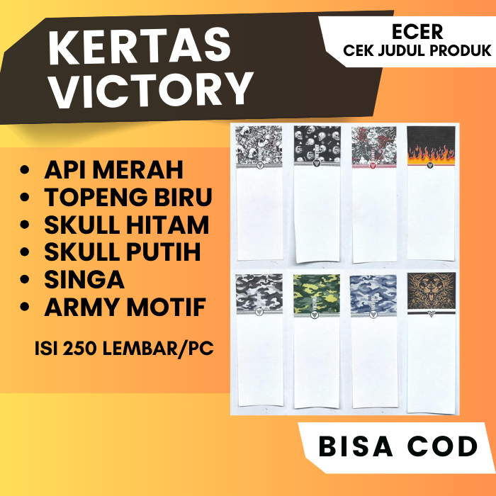 PAPER VICTORY PILIH MOTIF ECER 1PC