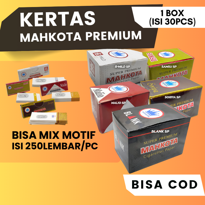 KERTAS MAHKOTA PREMIUM 1BOX (ISI 30PC)