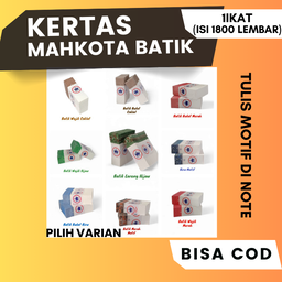 KERTAS MAHKOTA MOTIF BATIK 1IKAT