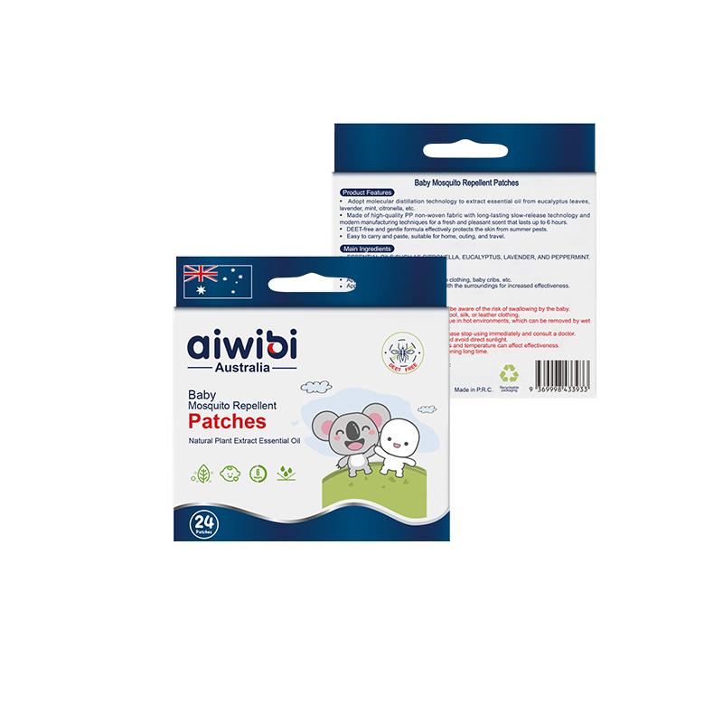 Aiwibi Patchs Anti-Moustiques pour Bébé 24 unités