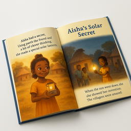 Aisha’s Solar Secret – How one girl lights up her entire community.