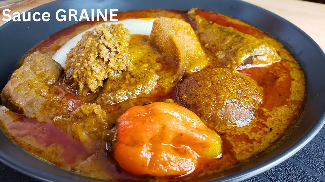 Sauce graine avec pâte blanche _0