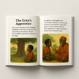 The Griot’s Apprentice – A boy discovers his power through storytelling