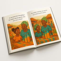 Zuri’s First Market Day – Learning the art of trade