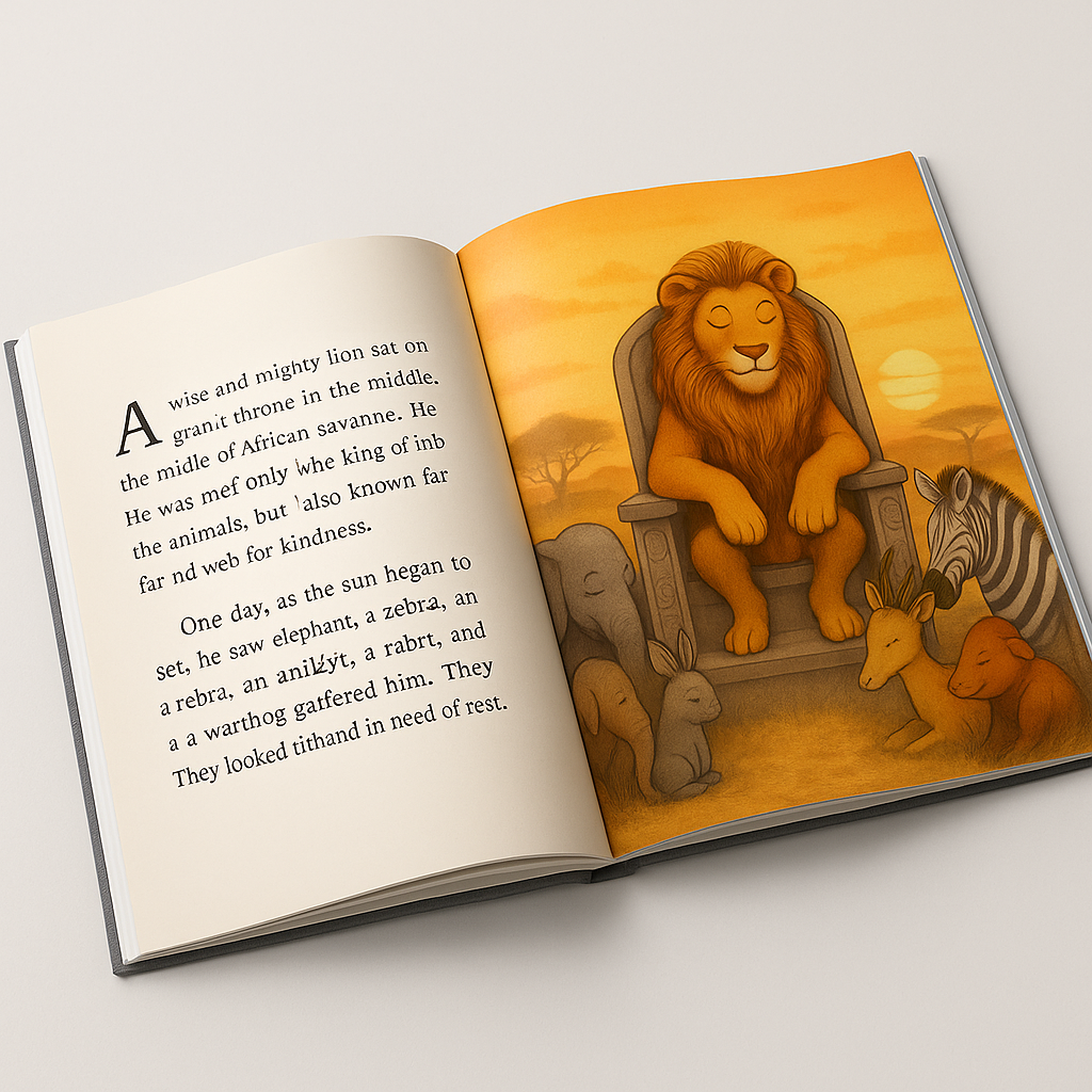 The Lion Who Shared His Throne – A king’s lesson on generosity and leadership_1