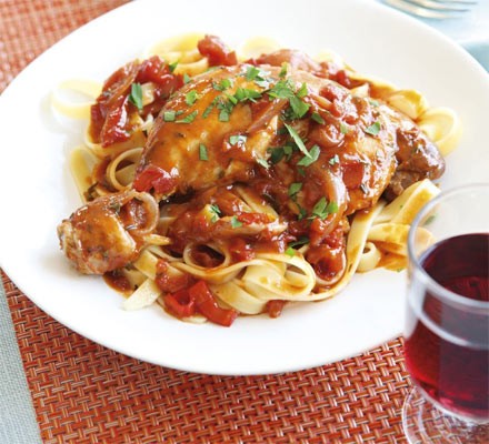 Spaghétti au poulet - BAR RESTAU CHEZ DAGAN