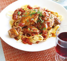 Spaghétti au poulet - BAR RESTAU CHEZ DAGAN