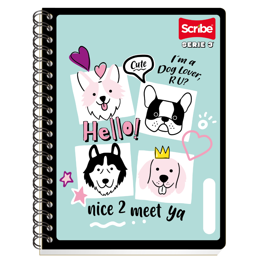 Cuaderno Profesional Serie 3 Scribe 100h. Doble Espiral  _1