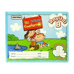 Cuaderno Norma (Rayitas B) Mi Primer Cuaderno Preescolar 72hj. Italiano