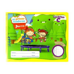 Cuaderno Norma (Cuadritos C) Mi Primer Cuaderno Preescolar 72hj. Italiano