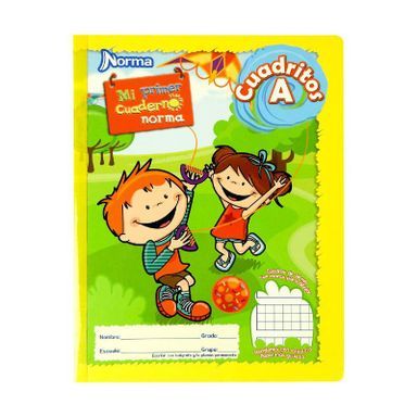 Cuaderno Norma (Profesional Cuadritos A) Mi Primer Cuaderno Preescolar 50hj.