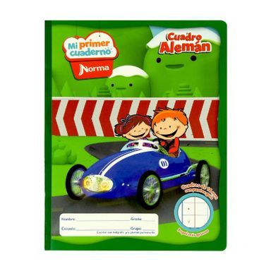 Cuaderno Norma (Cuadro Alemán Profesional) Mi Primer Cuaderno Preescolar 50hj.