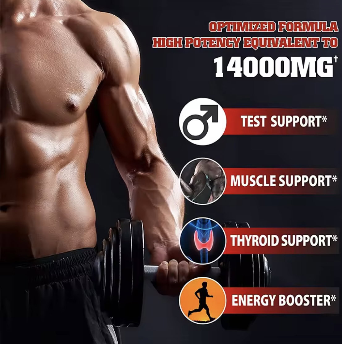 Testosterone Max T-On Booster ( 30caps )_4