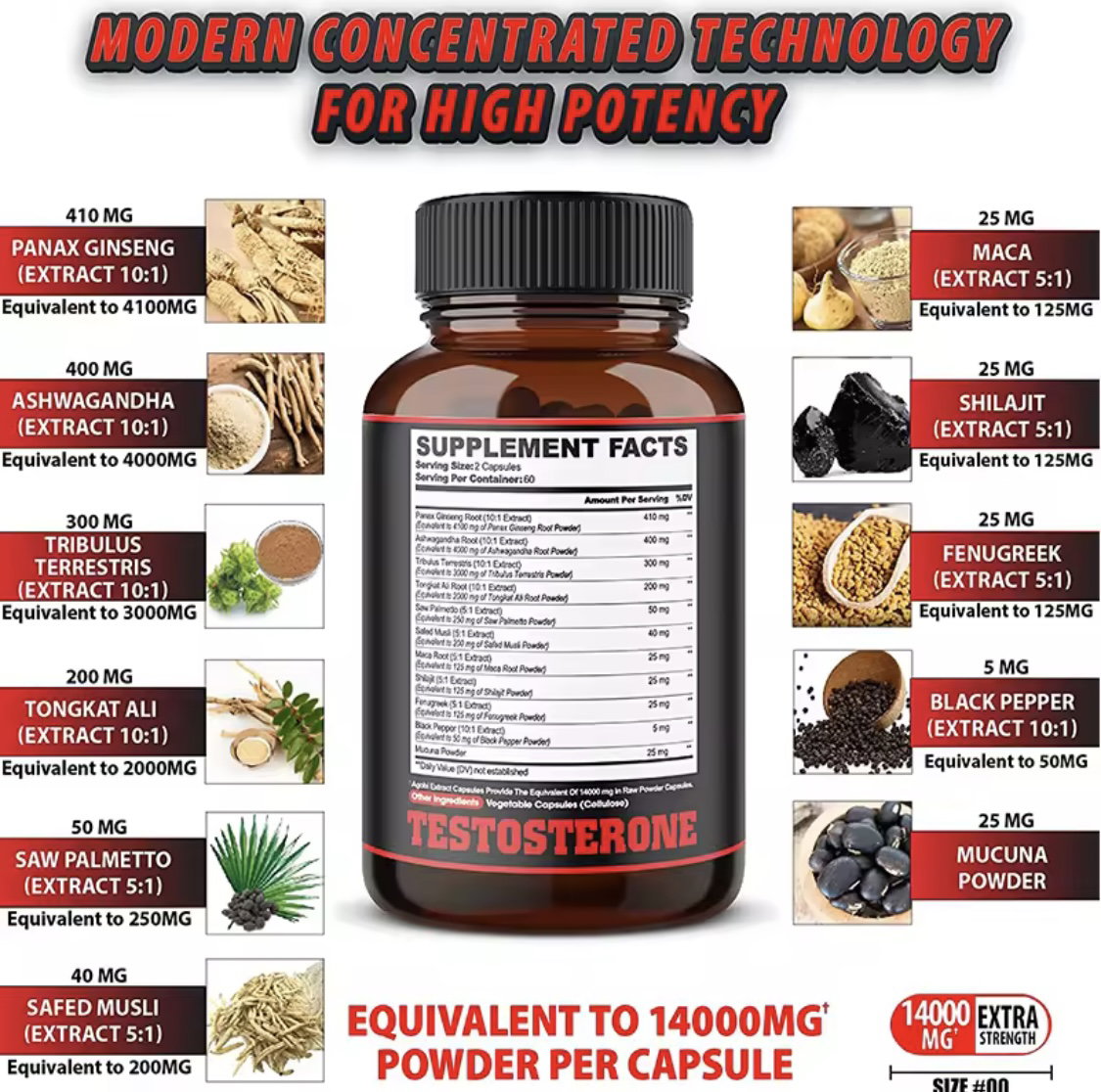Testosterone Max T-On Booster ( 30caps )_3