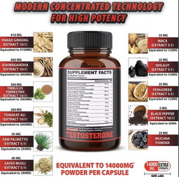 Testosterone Max T-On Booster ( 30caps )
