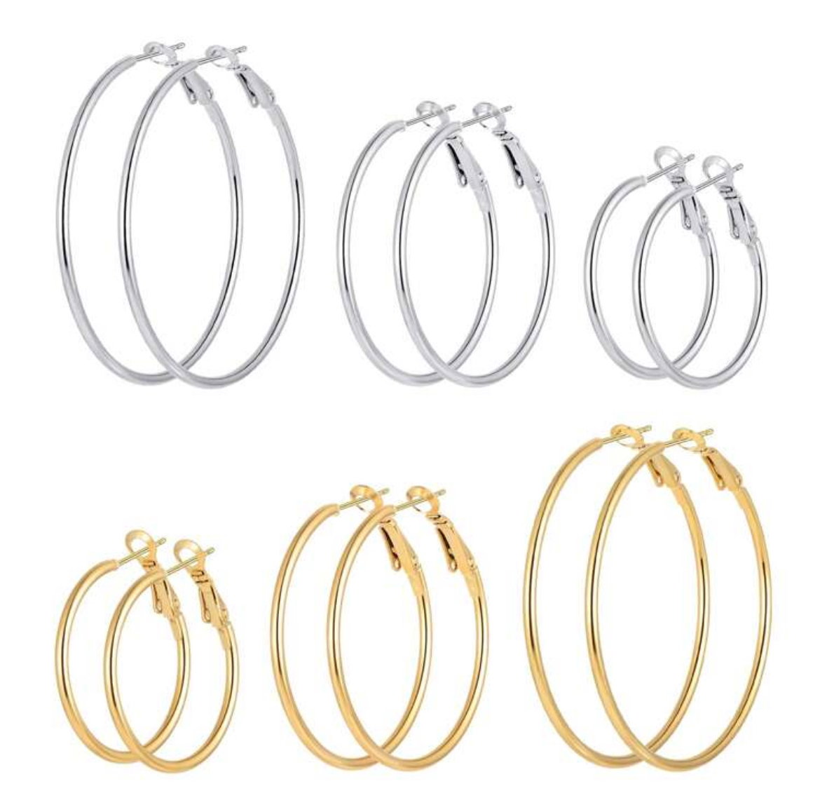 Hoop Earrings (Gold&Silver)_3