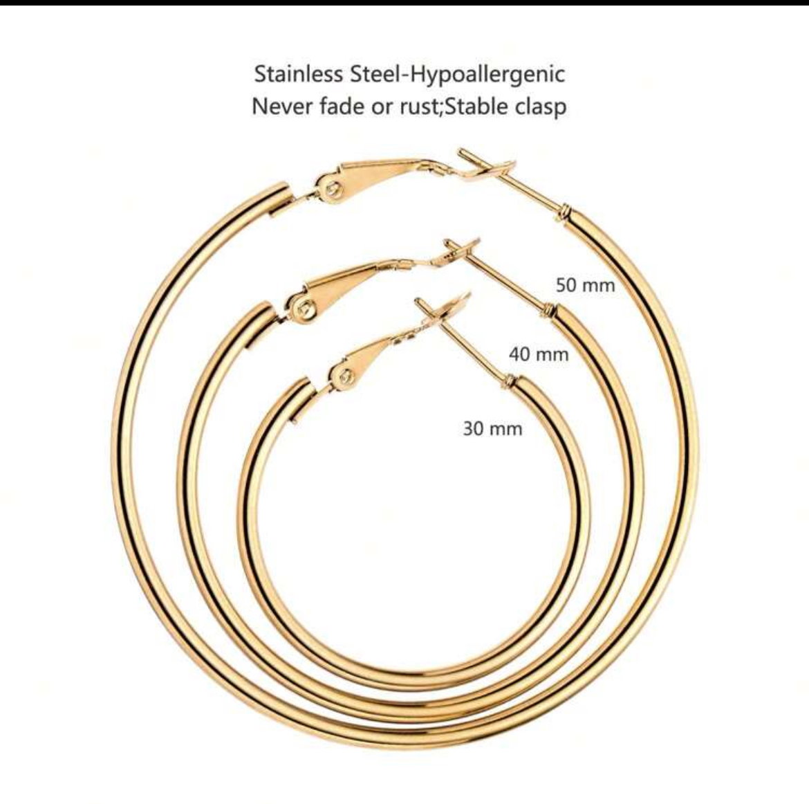 Hoop Earrings (Gold&Silver)_2