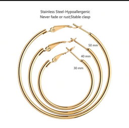 Hoop Earrings (Gold&Silver)
