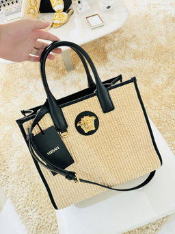 Bolsa raffia Versace La Medusa - nova coleção 