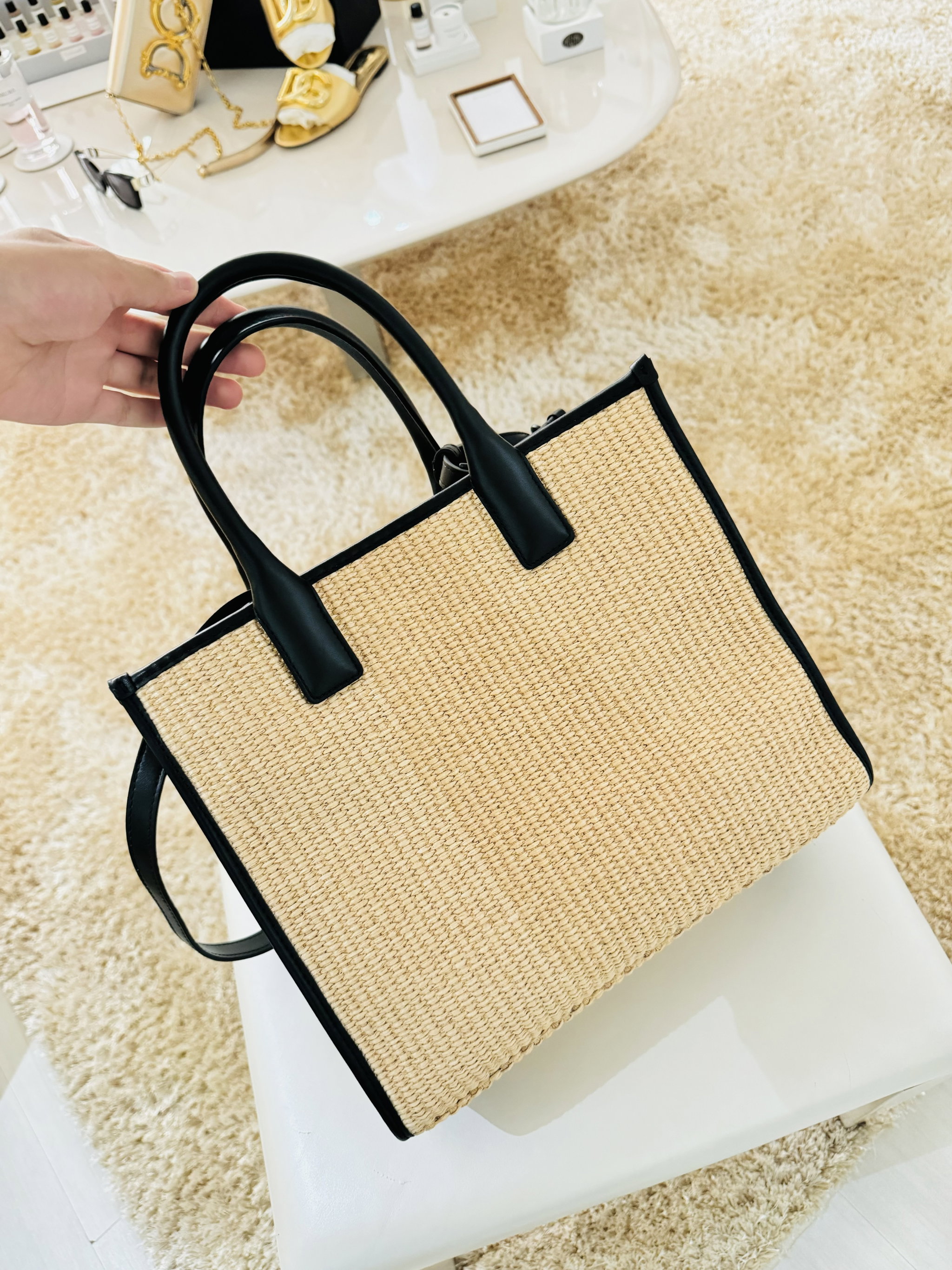 Bolsa raffia Versace La Medusa - nova coleção _9