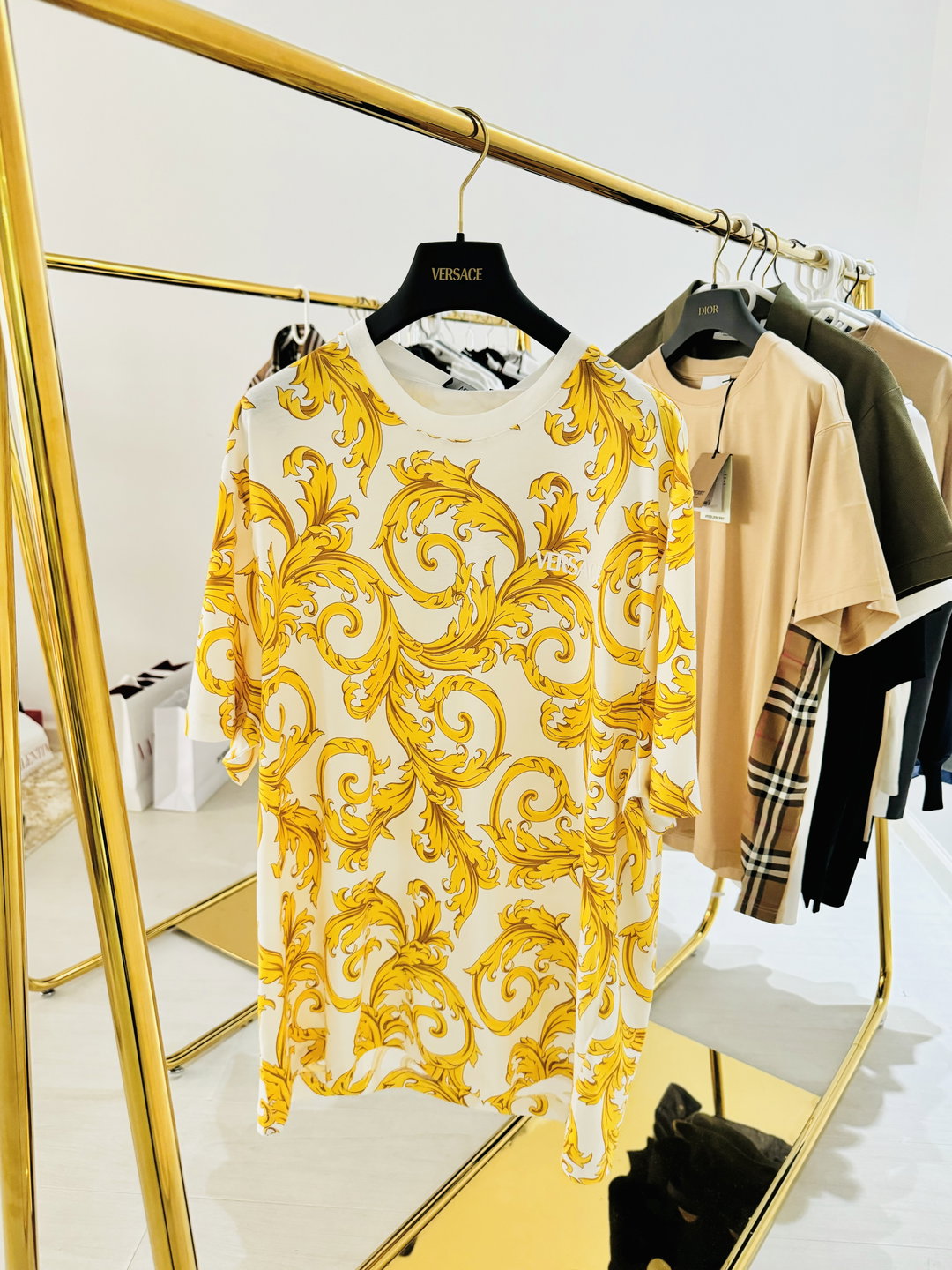 T shirt Versace barroco unissexo