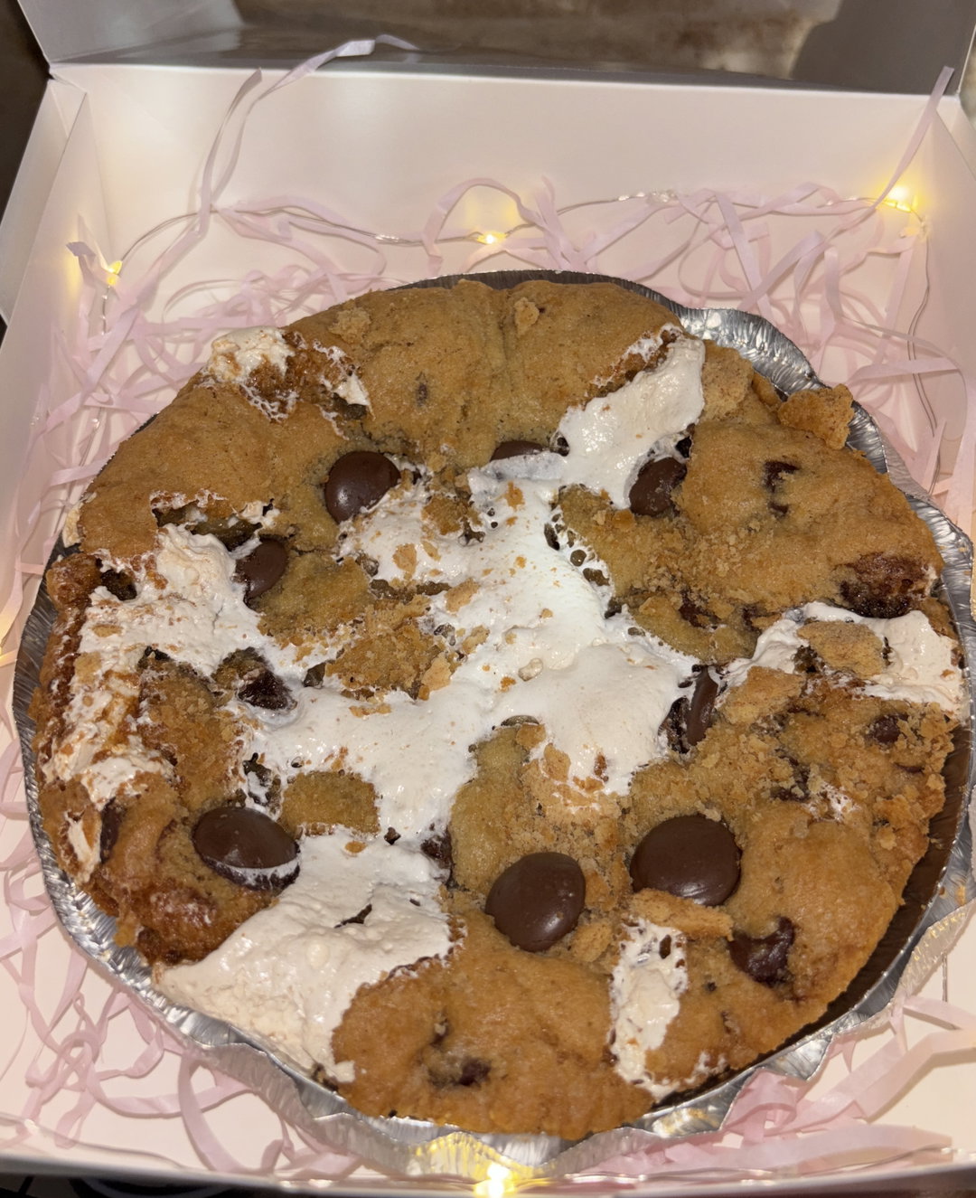S’mores Cookie Cake