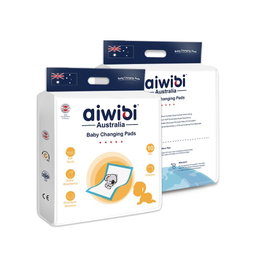 Aiwibi Matelas à langer jetables pour bébé 5 pièces de 60*60cm