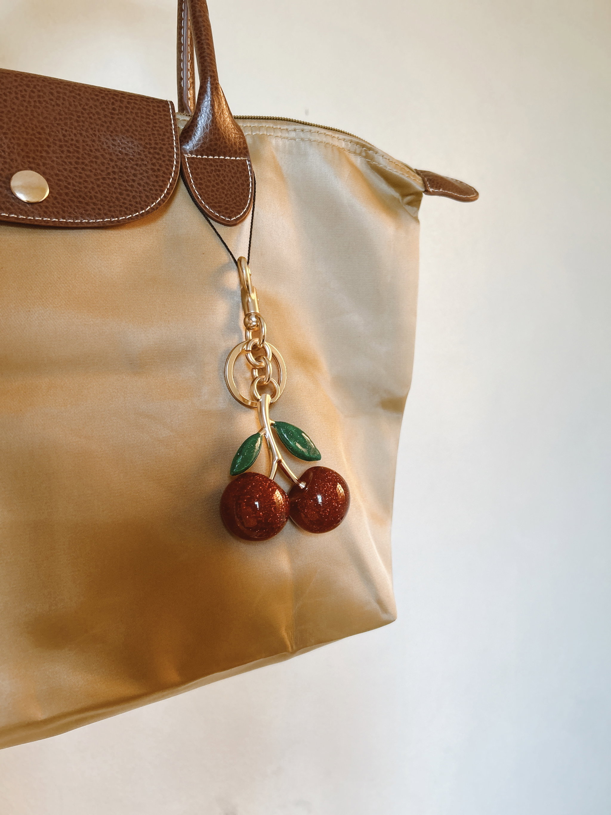 Cherry bag charm _1