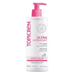 Topicrem Ultra-Hydratant - Lait Corps - Peaux Sensibles et Sèches, 500ml