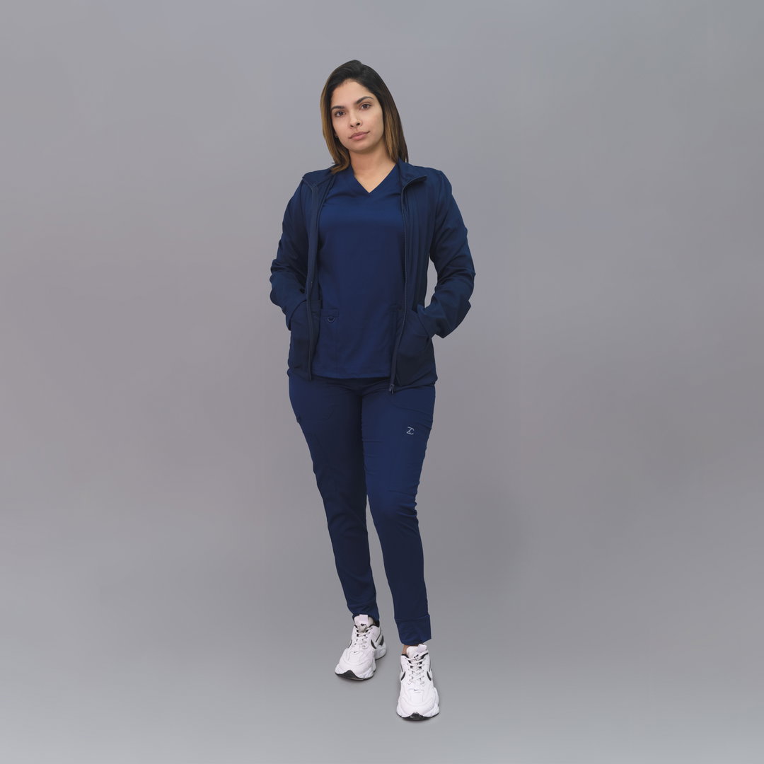 Navy Blue Warm Up Jacket