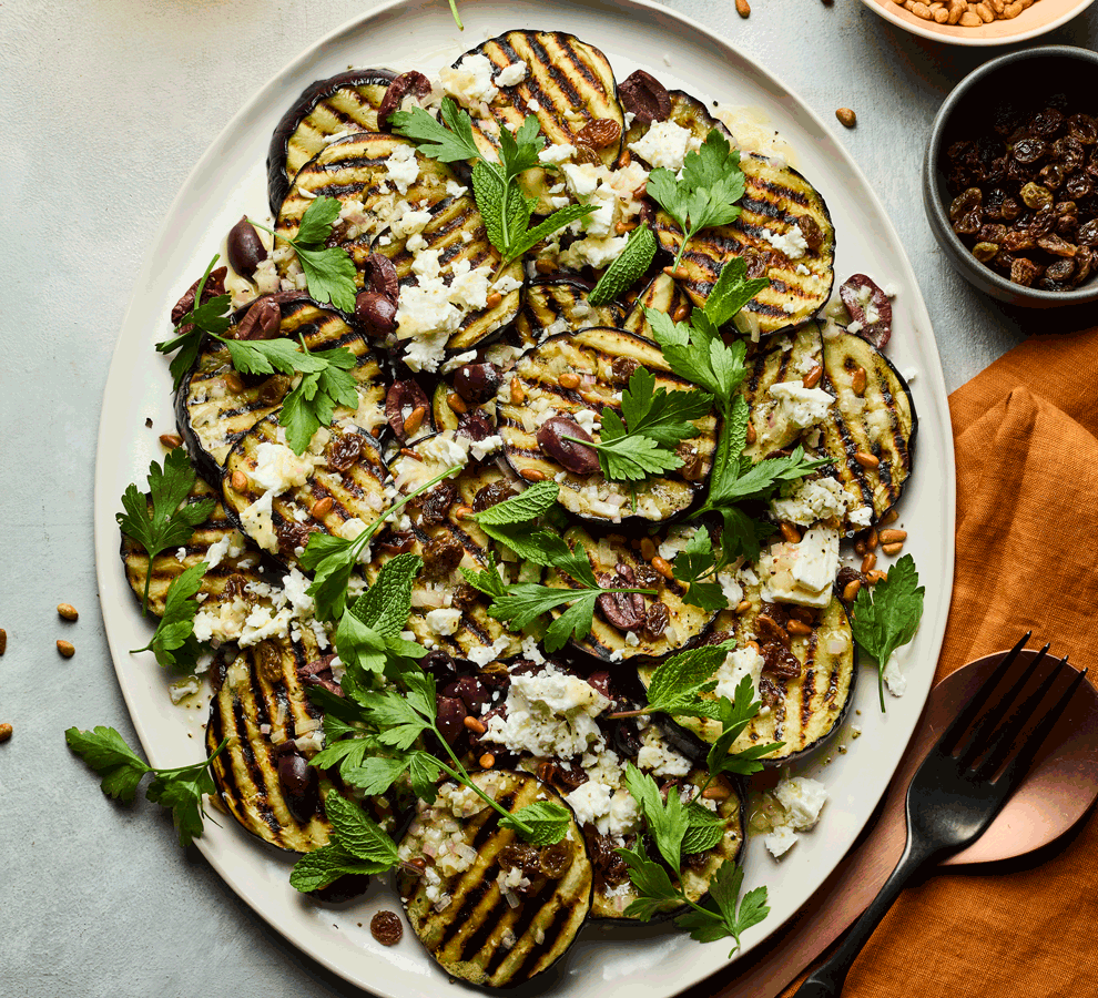 Smoky Eggplant & Feta Bowl_0