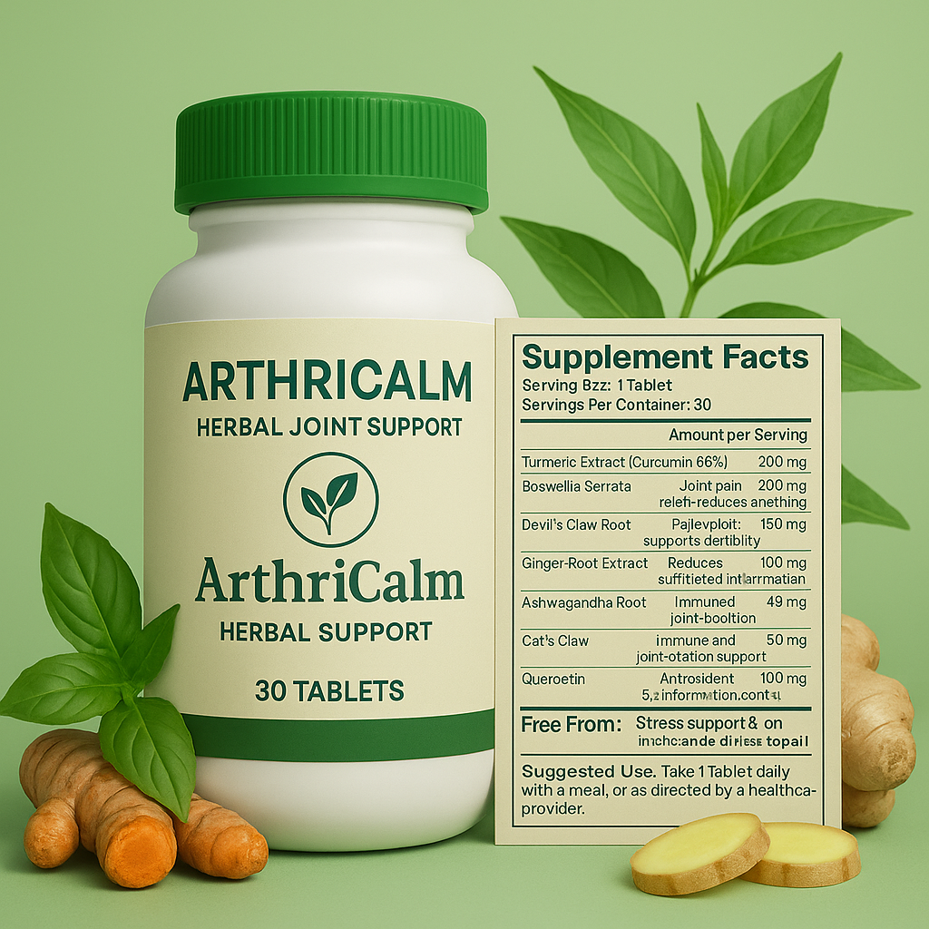 ARTHRICALM ( FOR ARTHRITIS, JOINT PAINS, BACK PAIN)
