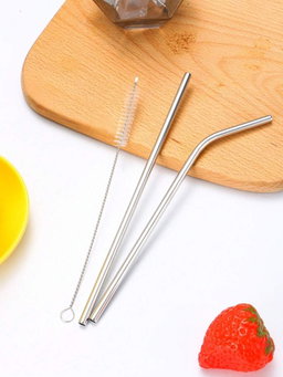 Reusable Straw & Cleaner Brush Set