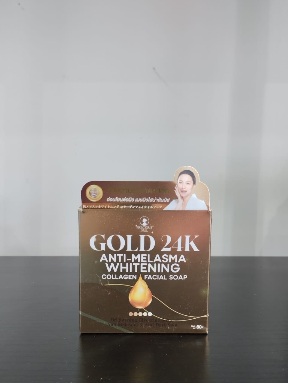 Gold 24k Anti-Melasma whitening collagen facial soap_0