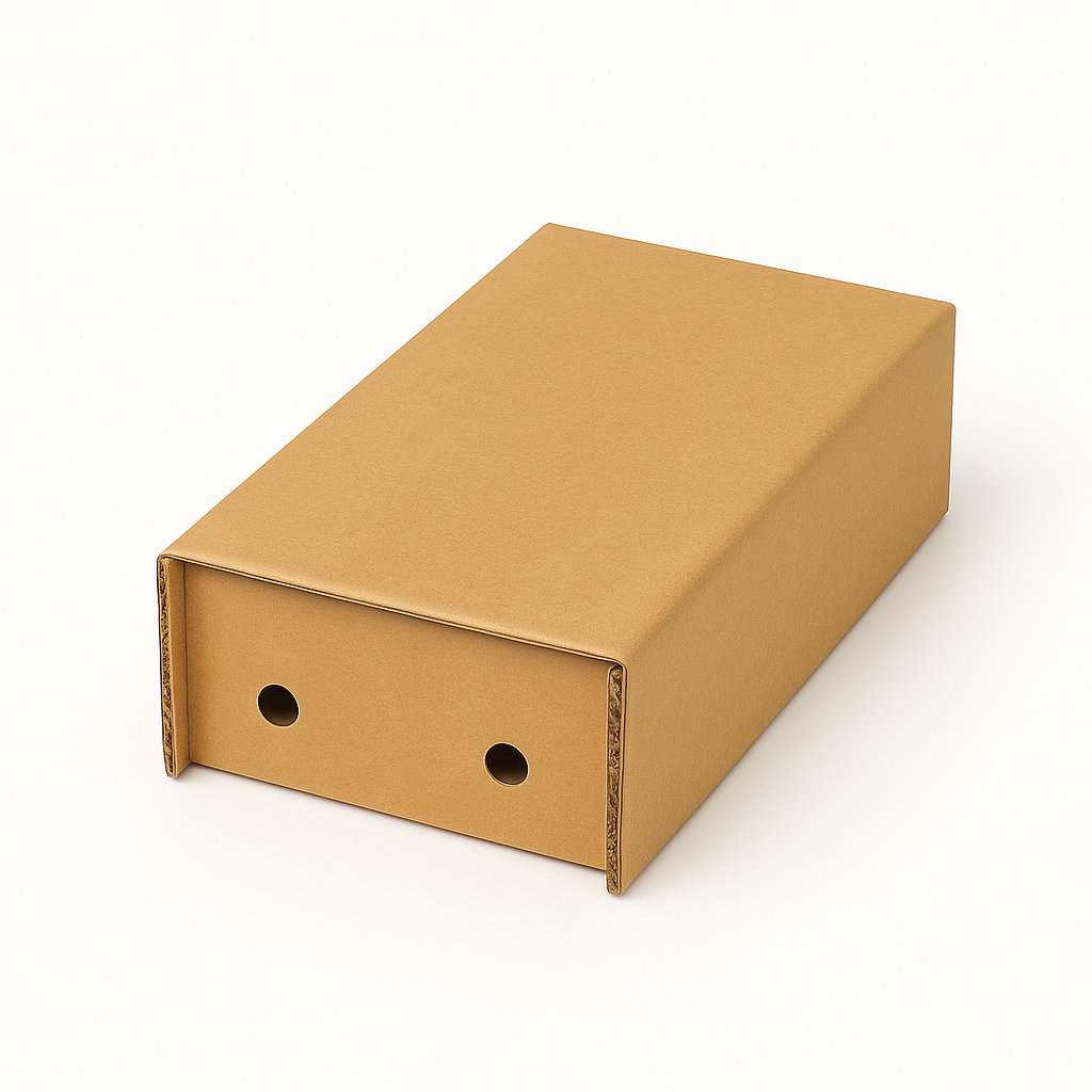 CATERING PLATTER BOXES - MINI ( Top 7.8” x 5 , Base 5.8” x 4 Height 2.5”) / BROWN - WITHOUT WINDOW