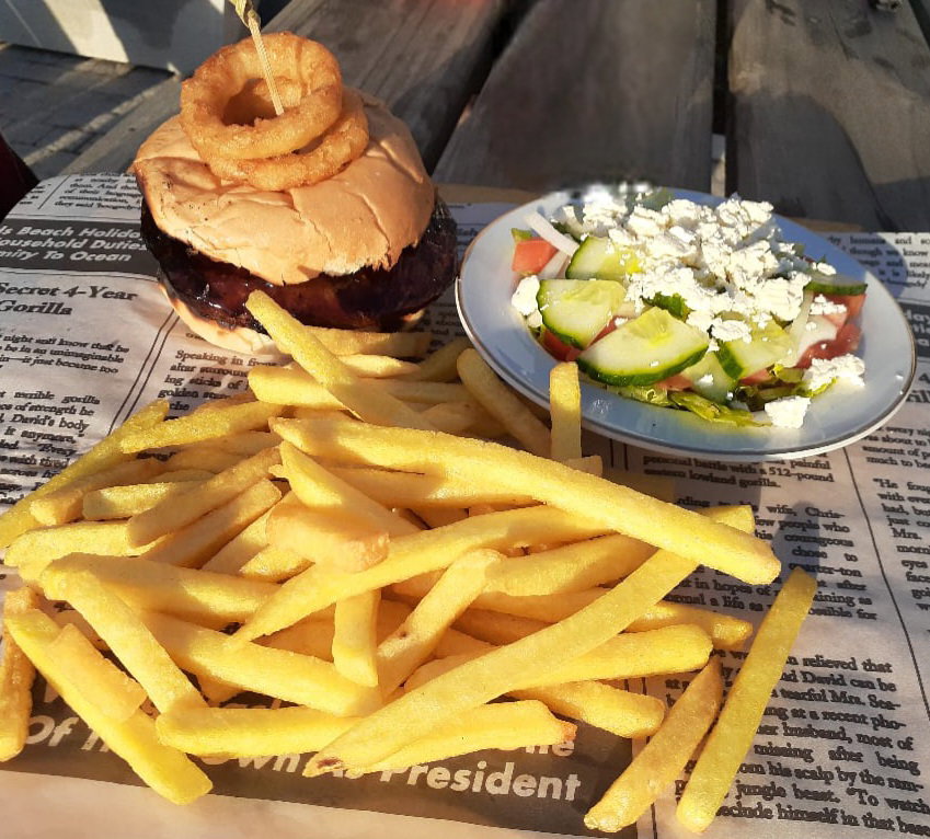 Burger & Chips (2 Choices)