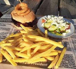 Burger & Chips (2 Choices)