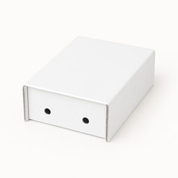CATERING PLATTER BOXES - MINI ( Top 7.8” x 5 , Base 5.8” x 4 Height 2.5”) / WHITE - WITHOUT WINDOW 