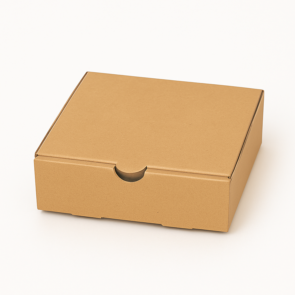 CATERING PLATTER BOXES - 8” x 8” x 2.5”  / BROWN - WITHOUT WINDOW_0