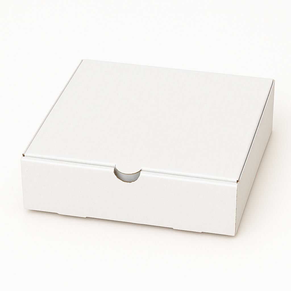 CATERING PLATTER BOXES - 10” x 10‘’ x 3’’ / WHITE WITHOUT WINDOW
