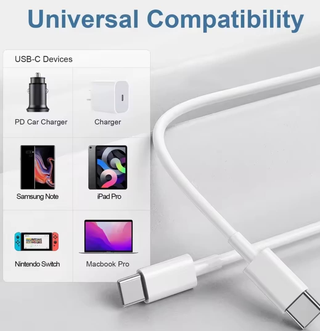 Type USB C to Type-C Fast Charging Cable