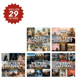 Edisi Travel Estetik 5 Kategori | 29 Filters