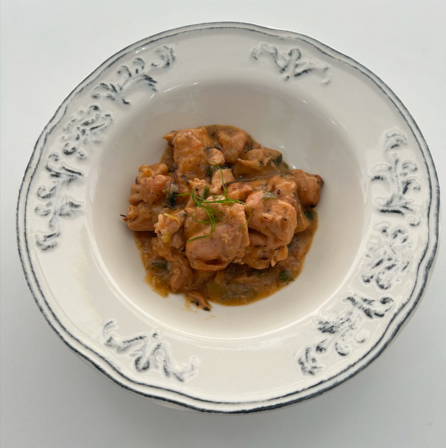 Muslo en salsa de tamarindo