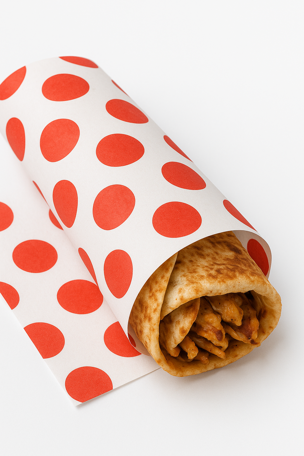  DELI PAPERS - “POLKA DOT”  / RED & WHITE - 3 SIZES_0